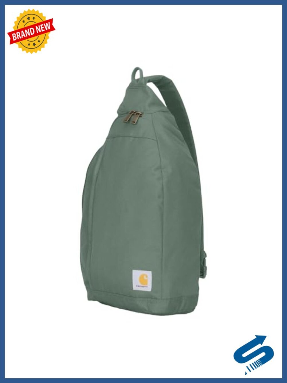 Polyester Sling Bag Crossbody Backpack with Tablet Sleeve Adjustable Strap
